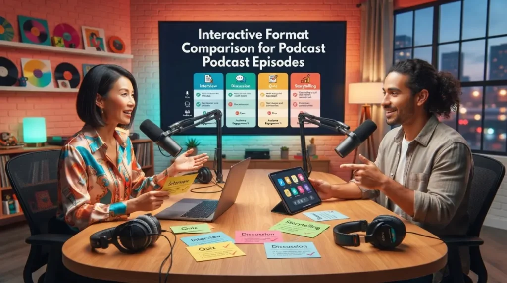 Interactive Format Comparison for Podcast Episodes