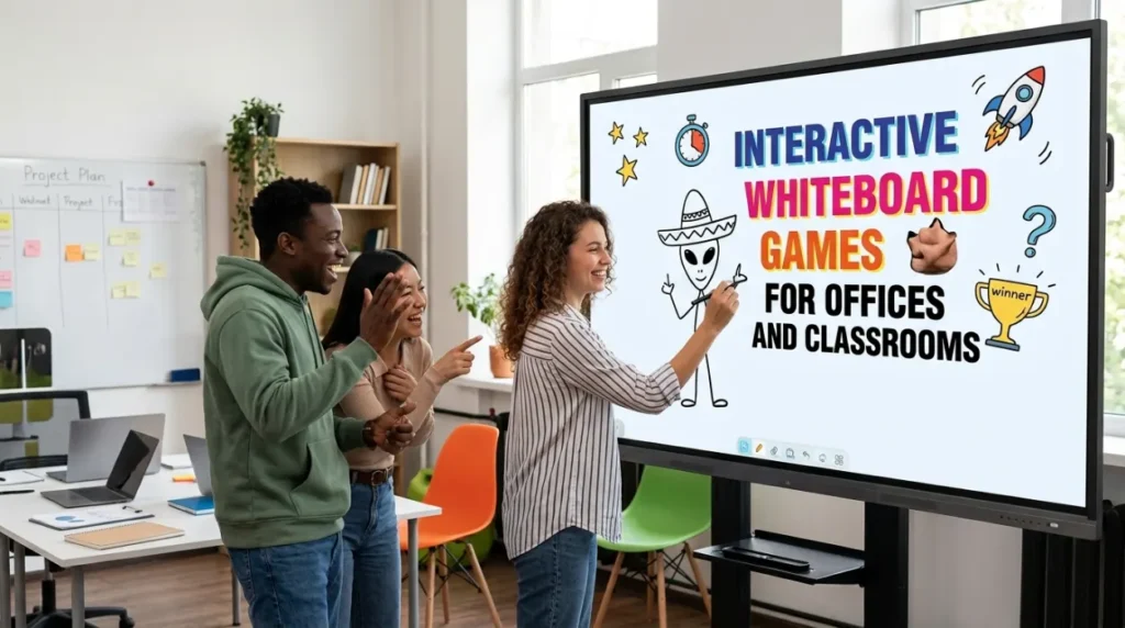 Interactive Whiteboard Games for Offices and Classrooms
