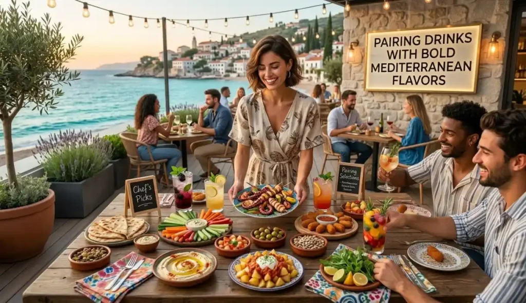 Pairing Drinks with Bold Mediterranean Flavors
