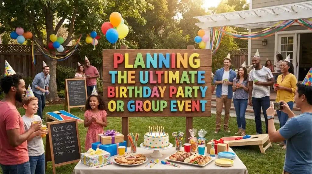 Planning the Ultimate Birthday Party or Group Event