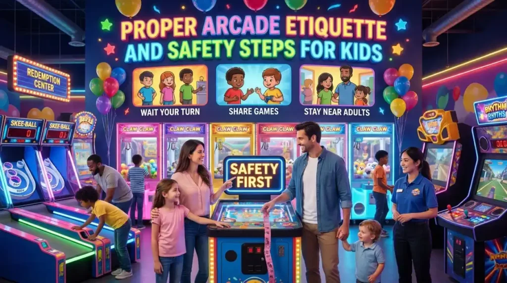 Proper Arcade Etiquette and Safety Steps for Kids