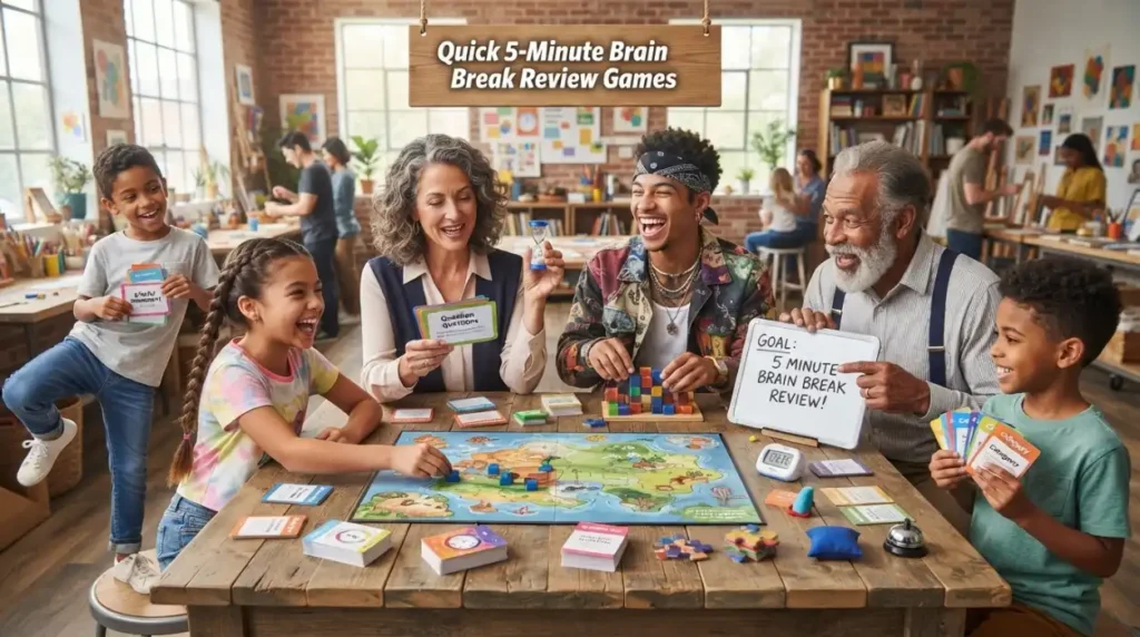 Quick 5-Minute Brain Break Review Games