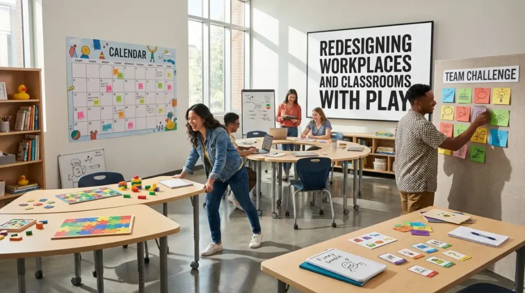 Redesigning Workplaces and Classrooms with Play