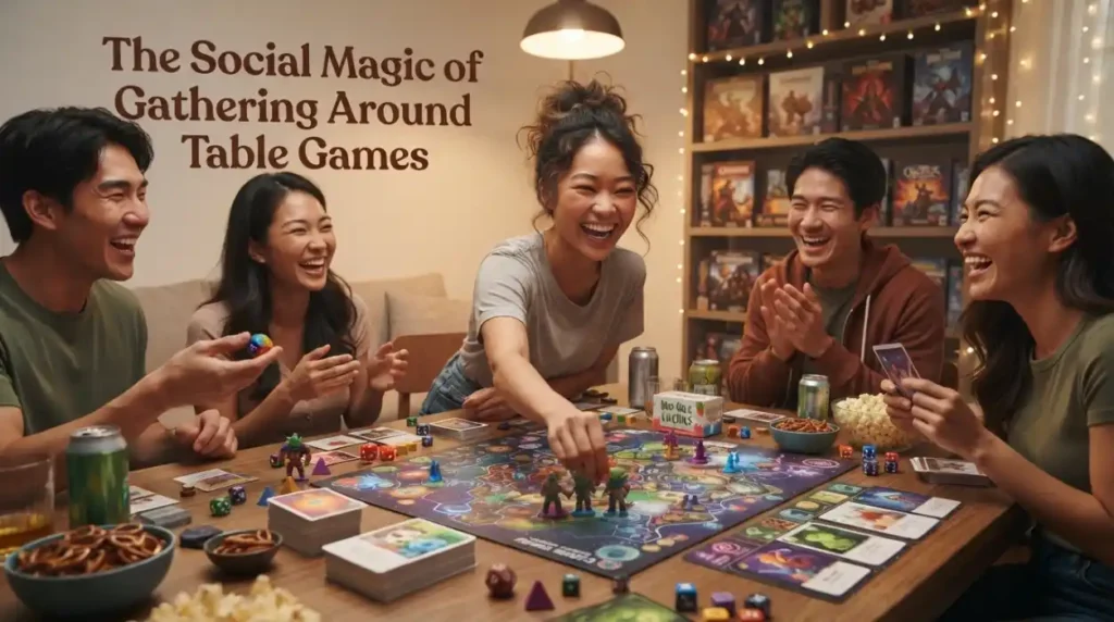 The Social Magic of Gathering Around Table Games