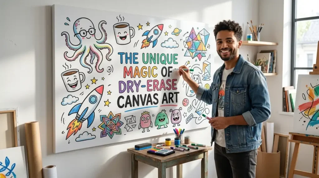 The Unique Magic of Dry-Erase Canvas Art