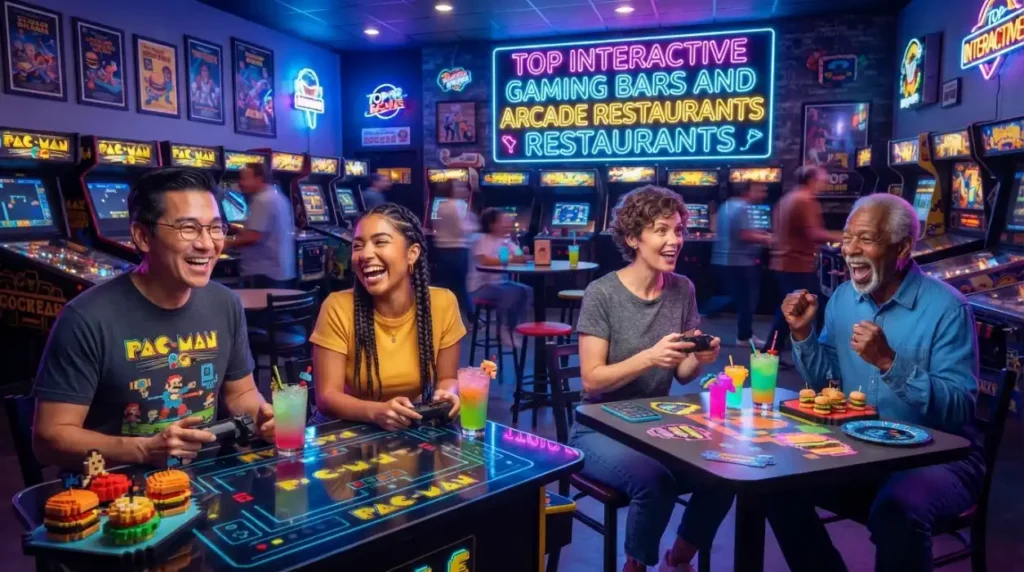 Top Interactive Gaming Bars and Arcade Restaurants