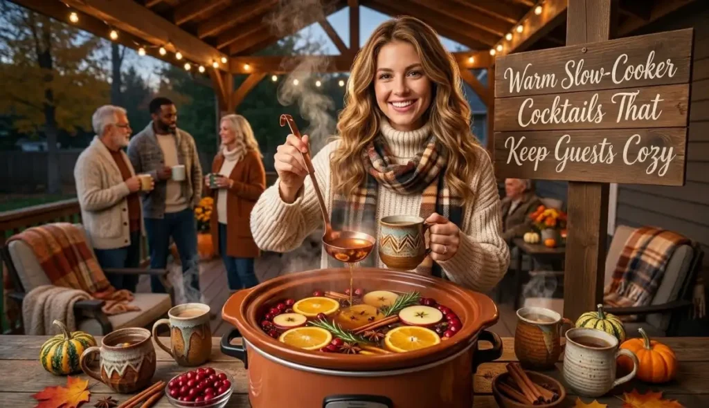 Warm Slow-Cooker Cocktails That Keep Guests Cozy