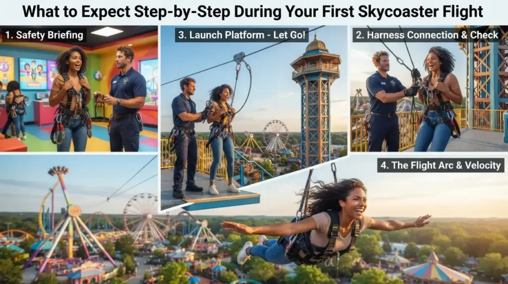 What to Expect Step-by-Step During Your First Skycoaster Flight