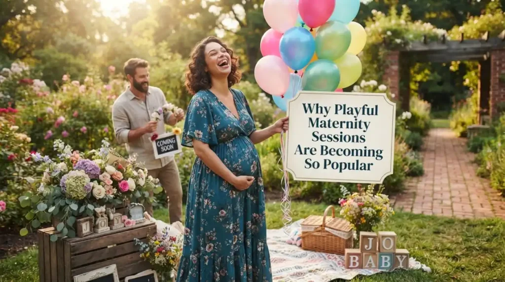 Why Playful Maternity Sessions Are Becoming So Popular